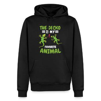 Amoureux des animaux Lézards Reptiles Animal Gift Gecko - Sweat à capuche Premium bio Homme - noir - Devant - Nico (187cm)