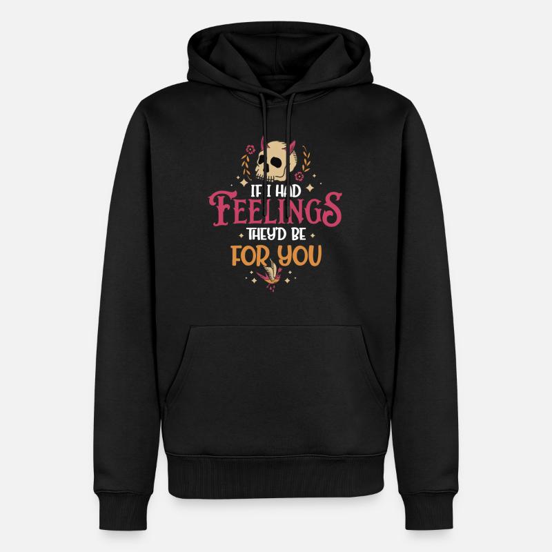 Ils seraient pour vous anti-Saint-Valentin - Sweat à capuche Premium bio Homme - noir