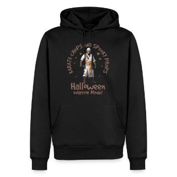 Wertschätzung des Karate-Halloween-Instruktors - Männer Premium Bio Hoodie - Schwarz - Vorne - Nico (187cm)