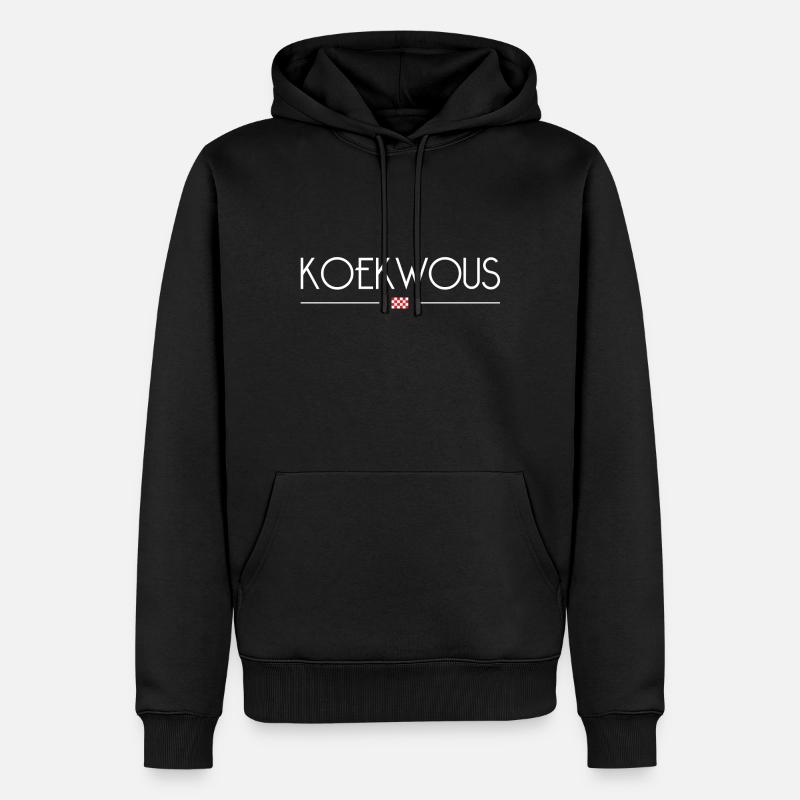 Koekwous - Männer Premium Bio Hoodie - Schwarz