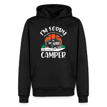 Life Camper Camping - Männer Premium Bio Hoodie - Schwarz - Vorne - Nico (187cm)