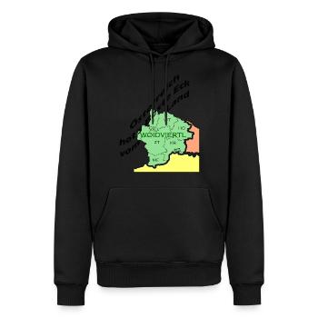 Österreich hot's beste Eck vom Land - Männer Premium Bio Hoodie - Schwarz - Vorne - Nico (187cm)