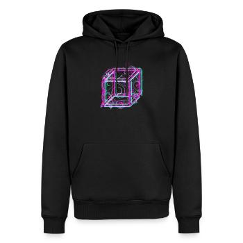 Cool dés dés - Sweat à capuche Premium bio Homme - noir - Devant - Nico (187cm)