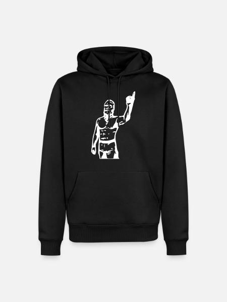 Techno-Viking Techno Hardstyle - Männer Premium Bio Hoodie - Schwarz
