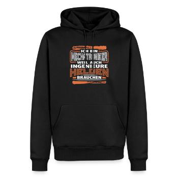 Mechatroniker Mechatronik - Männer Premium Bio Hoodie - Schwarz - Vorne - Nico (187cm)