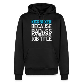 Kickboxing Kickboxen - Männer Premium Bio Hoodie - Schwarz - Vorne - Nico (187cm)