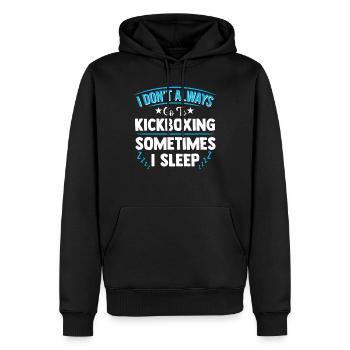 Kickboxing Kickboxen - Männer Premium Bio Hoodie - Schwarz - Vorne - Nico (187cm)