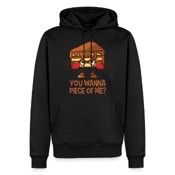 Cake boxes, gift pastry tart pastry - Men’s Premium Organic Hoodie - black - Front - Nico (187cm)