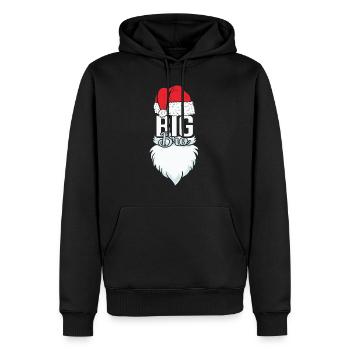 Big Bro Weihnachten Big Bro Christmas - Männer Premium Bio Hoodie - Schwarz - Vorne - Nico (187cm)