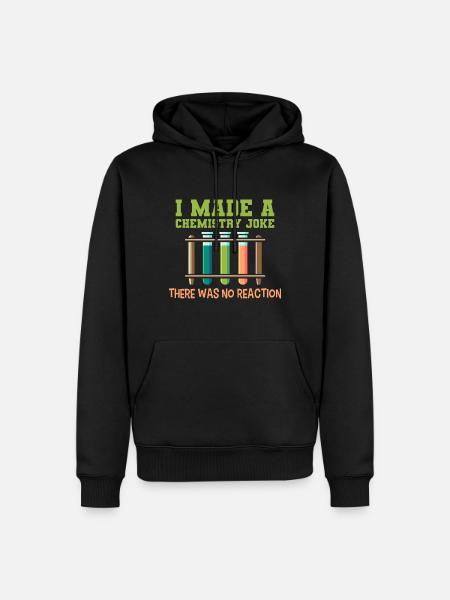 Kemi vittighed, gave kemiker laboratorie laborant - Herre Premium økologisk hoodie - sort