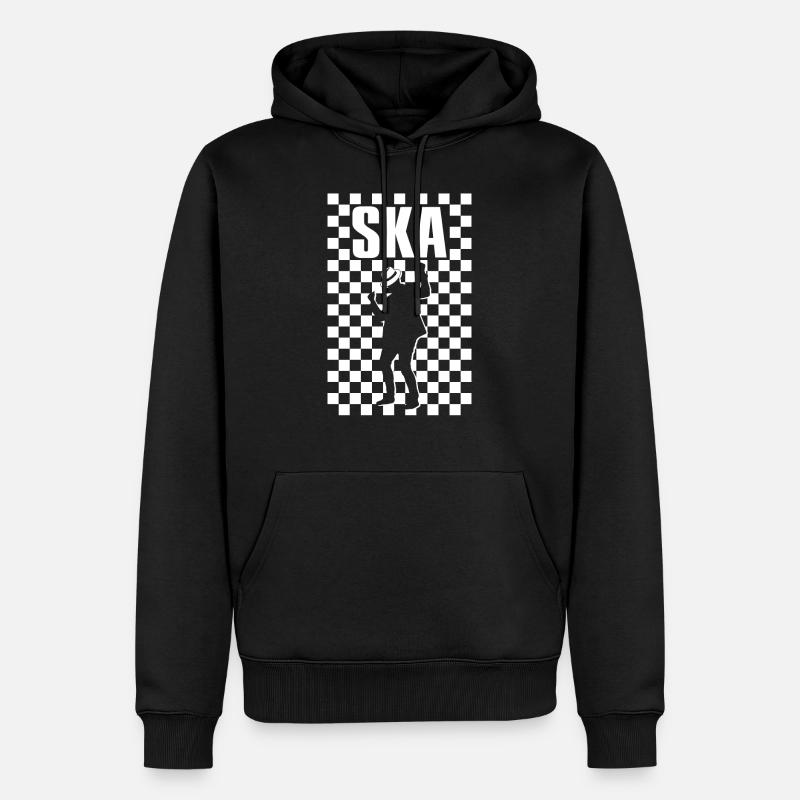 Cool Ska Music Reggae Tea - Sweat à capuche Premium bio Homme - noir