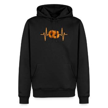 Onion Rings Fried Onion Rings Onion Gift - Men’s Premium Organic Hoodie - black - Front - Nico (187cm)