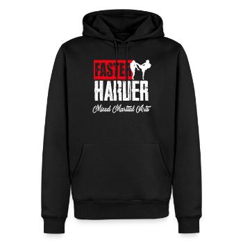 MMA Mixed Martial Arts Kampfsport UFC Geschenk - Männer Premium Bio Hoodie - Schwarz - Vorne - Nico (187cm)