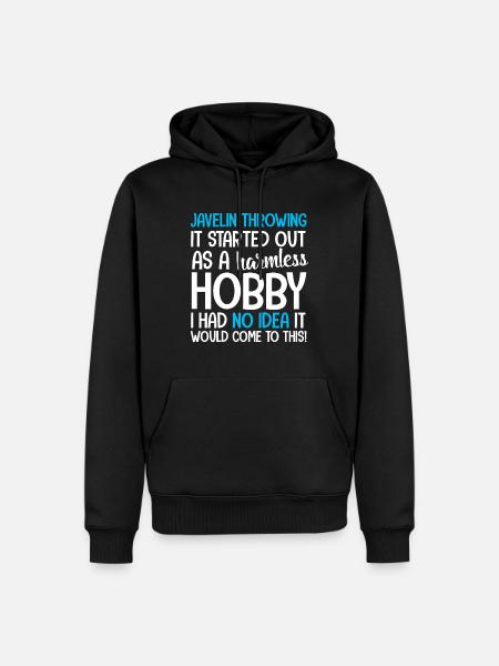 Javelin Throwing Javelin Throwing - Men’s Premium Organic Hoodie - black