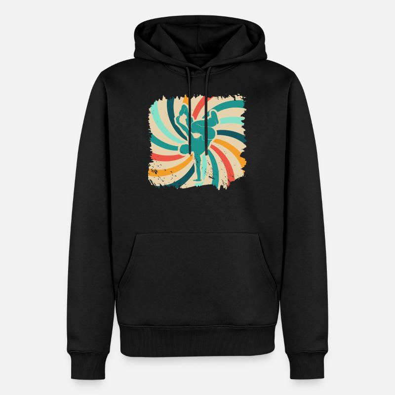 Breakdance - Sweat à capuche Premium bio Homme - noir