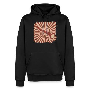 Klarinette - Männer Premium Bio Hoodie - Schwarz - Vorne - Nico (187cm)