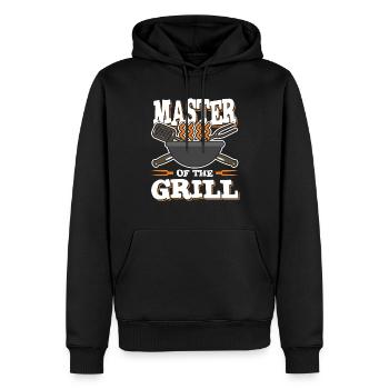 Master Grill Grillmeister Griller - Männer Premium Bio Hoodie - Schwarz - Vorne - Nico (187cm)