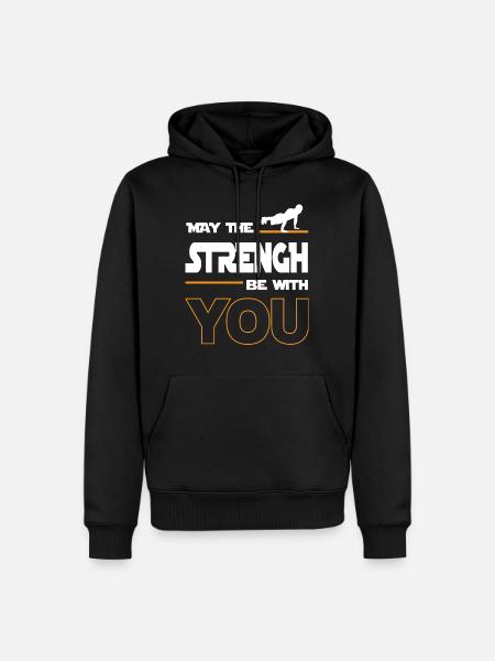 Star-Wars Fitness - Männer Premium Bio Hoodie - Schwarz