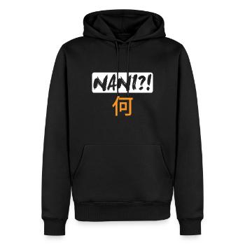 Hentai Manga Anime Waifu japanese ahegao sexy girl - Männer Premium Bio Hoodie - Schwarz - Vorne - Nico (187cm)