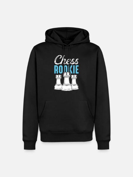 Schach Rookie Turm Chess - Männer Premium Bio Hoodie - Schwarz