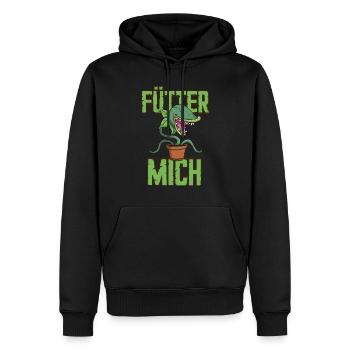 Venus Fliegenfalle Fleischfressende Pflanze - Männer Premium Bio Hoodie - Schwarz - Vorne - Nico (187cm)