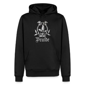 Druid Tabletop RPG T-Shirt - Men’s Premium Organic Hoodie - black - Front - Nico (187cm)