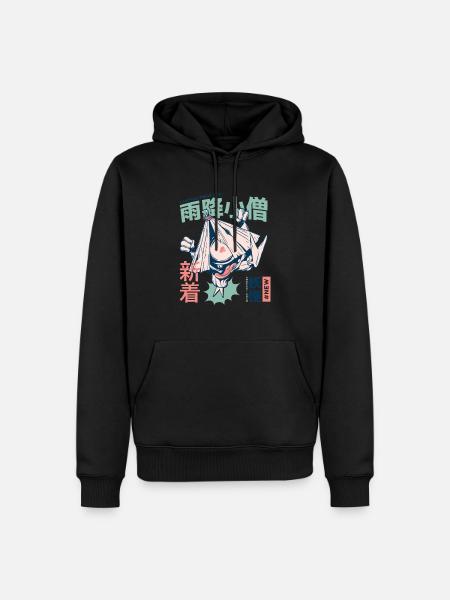 Manga - Men’s Premium Organic Hoodie - black