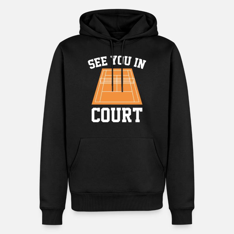 Rendez-vous au tribunal - Sweat à capuche Premium bio Homme - noir