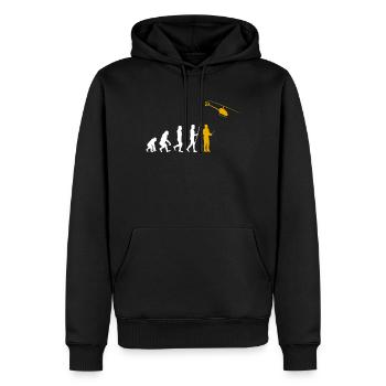 Evolution RC Hélicoptère commandé à distance Modéliser - Sweat à capuche Premium bio Homme - noir - Devant - Nico (187cm)