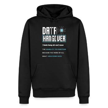 Daten-Engineering Datenanalyse - Männer Premium Bio Hoodie - Schwarz - Vorne - Nico (187cm)