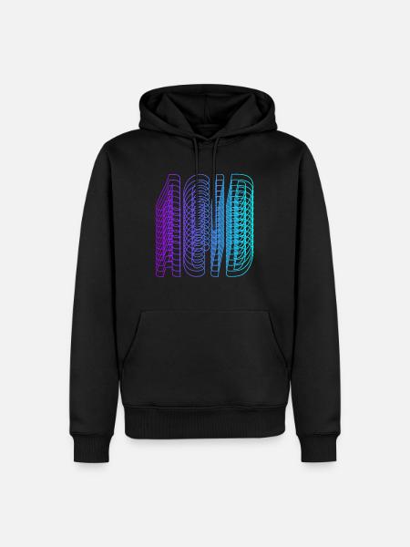 Acid House Vaporwave Techno House Music EDM-Liebha - Männer Premium Bio Hoodie - Schwarz