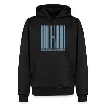 Nyow cadeau Doppler effet physique physicien vague - Sweat à capuche Premium bio Homme - noir - Devant - Nico (187cm)