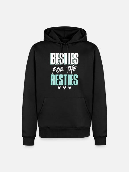 amis ami herz - Sweat à capuche Premium bio Homme - noir