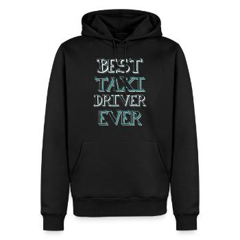 bester taxi fahrer - Männer Premium Bio Hoodie - Schwarz - Vorne - Nico (187cm)