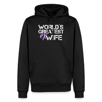 Scheidung Trennung Geschieden Scheidungsparty - Männer Premium Bio Hoodie - Schwarz - Vorne - Nico (187cm)