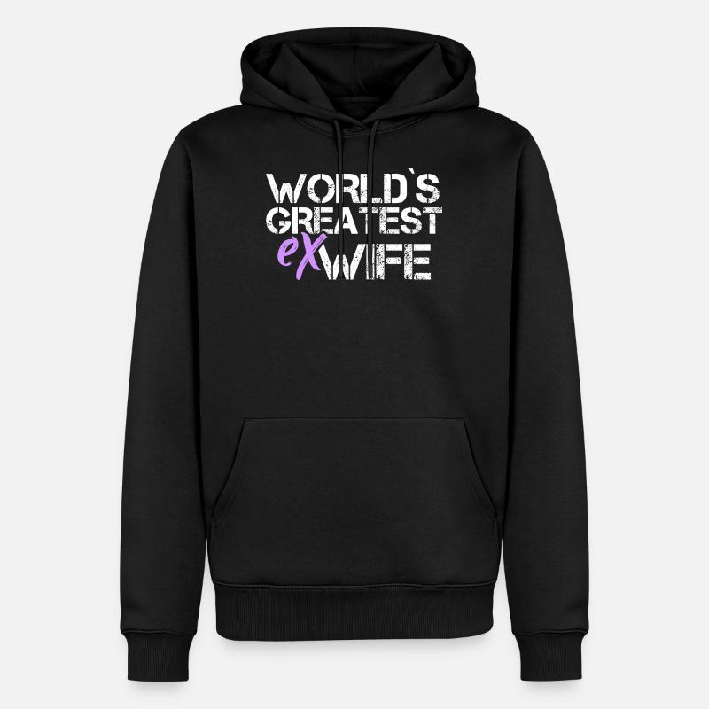 Divorce Divorce Mariage - Sweat à capuche Premium bio Homme - noir