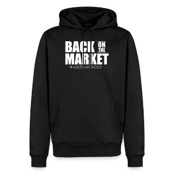 Scheidung Trennung Geschieden Scheidungsparty - Männer Premium Bio Hoodie - Schwarz - Vorne - Nico (187cm)