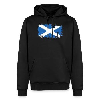 Schottische Flagge für Schotte, Schottin und - Männer Premium Bio Hoodie - Schwarz - Vorne - Nico (187cm)