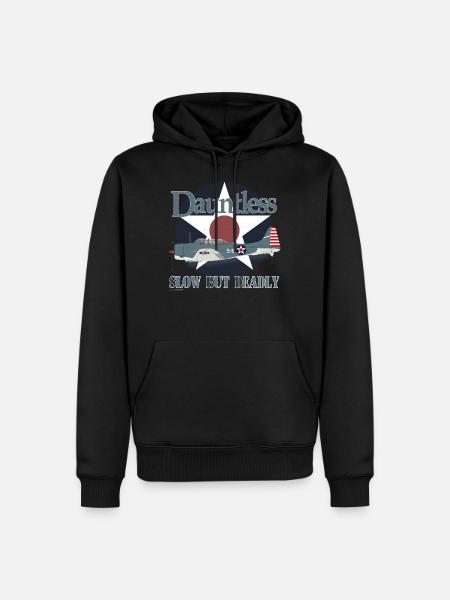 SBD DAUNTLESS - AS2106 - Sweat à capuche Premium bio Homme - noir