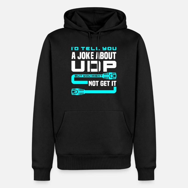 Cybersecurity-Ingenieur Helpdesk-Support IT-Admin - Männer Premium Bio Hoodie - Schwarz