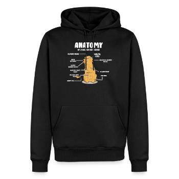 Golden Retriver Hundebesitzer Geschenk - Sweat à capuche Premium bio Homme - noir - Devant - Nico (187cm)