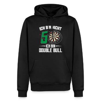 50. Geburtstag Darts Geschenk 50 Ehrentag Männer - Männer Premium Bio Hoodie - Schwarz - Vorne - Nico (187cm)