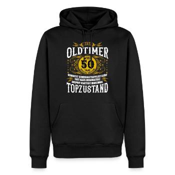 50 Geburtstag 50. Jubiläum 50 Ehrentag Geschenk - Männer Premium Bio Hoodie - Schwarz - Vorne - Nico (187cm)