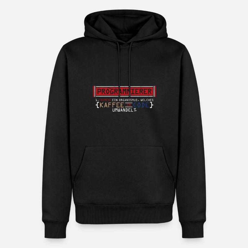 Programmierer - Männer Premium Bio Hoodie - Schwarz