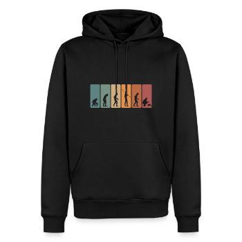 Retro Remote Controlled Car Racing Evolution An Rc - Men’s Premium Organic Hoodie - black - Front - Nico (187cm)