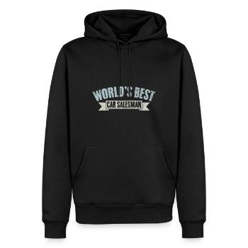Cool Automobile Dealership For The World's Best - Männer Premium Bio Hoodie - Schwarz - Vorne - Nico (187cm)