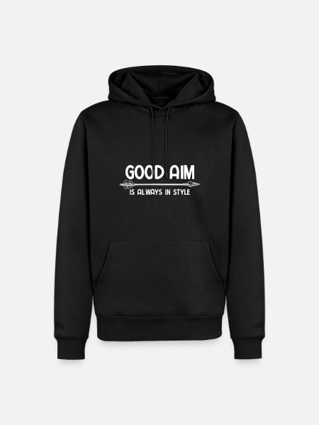 Bogenschießen Archery - Männer Premium Bio Hoodie - Schwarz