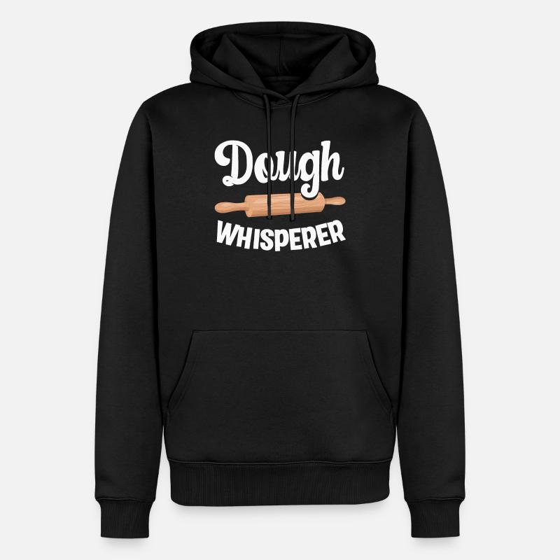 Backen Bäcker Bäckerin - Männer Premium Bio Hoodie - Schwarz