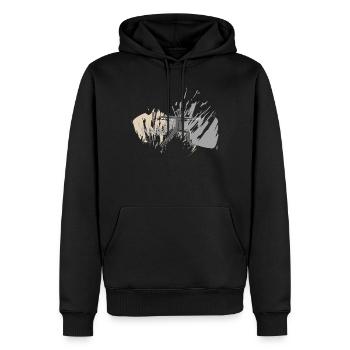 Your yoga style - Men’s Premium Organic Hoodie - black - Front - Nico (187cm)