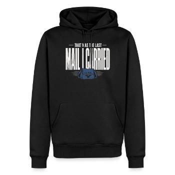 Postbote Im Ruhestand Postbote Im Ruhestand - Männer Premium Bio Hoodie - Schwarz - Vorne - Nico (187cm)